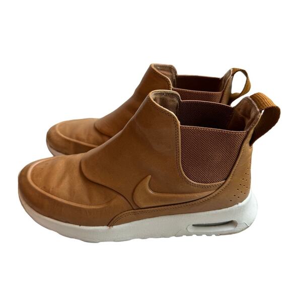 Nike Air Max Thea Mid Leather Sneaker, Ale Brown/Sail/Velvet Brown, Size 6 - Picture 4 of 9